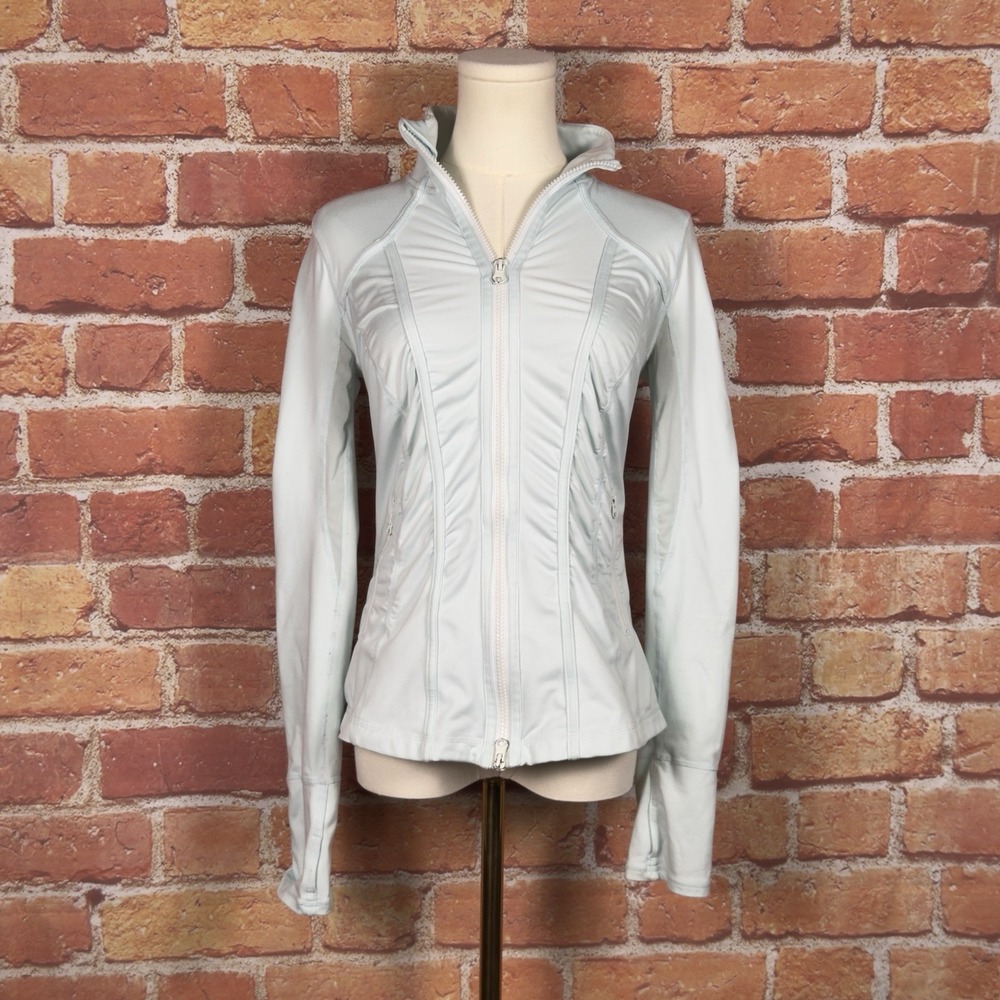 Zella Women's Jacket Size Small Light Blue Full-Zip Hike Athletic Activewear